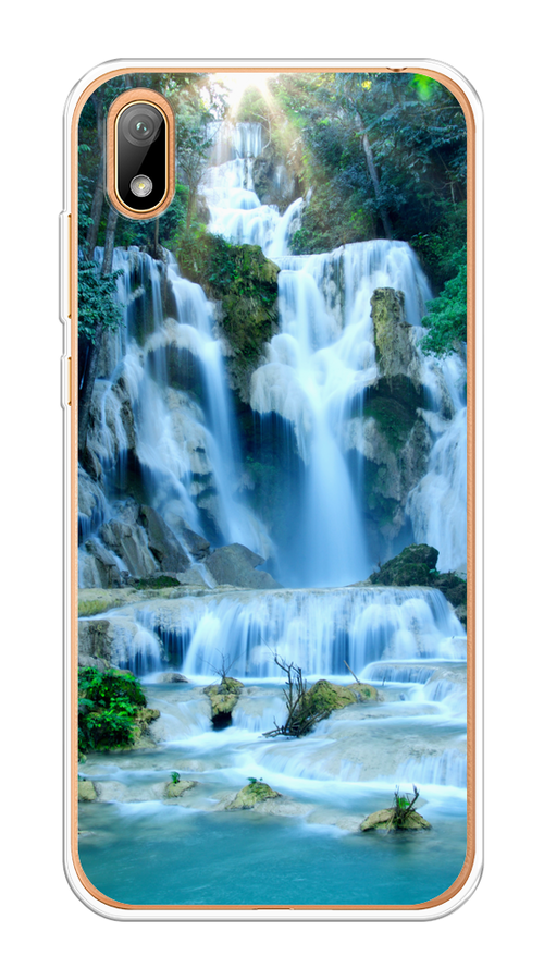 

Чехол Awog на Honor 8S "Водопад 8", Голубой;зеленый, 69150-4