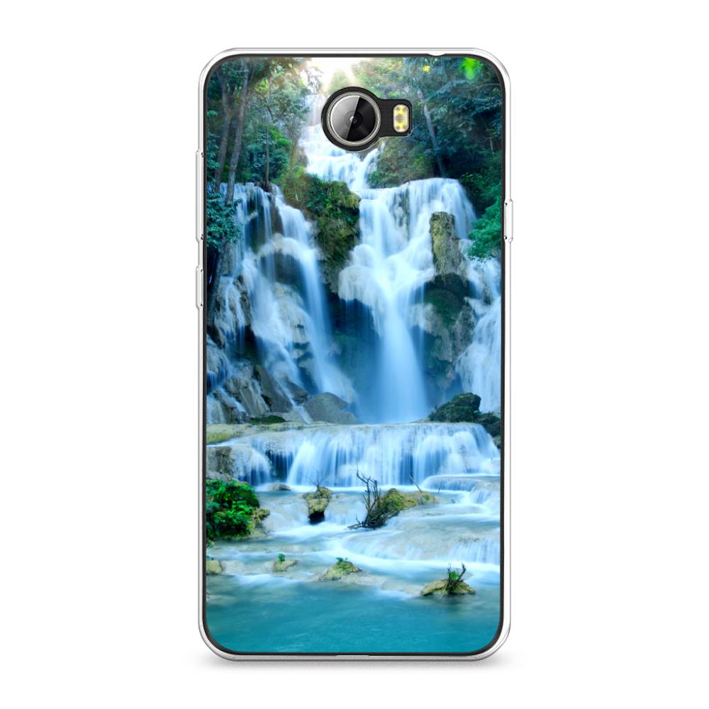 

Чехол Awog на Honor 5A "Водопад 8", Голубой;зеленый, 60350-4