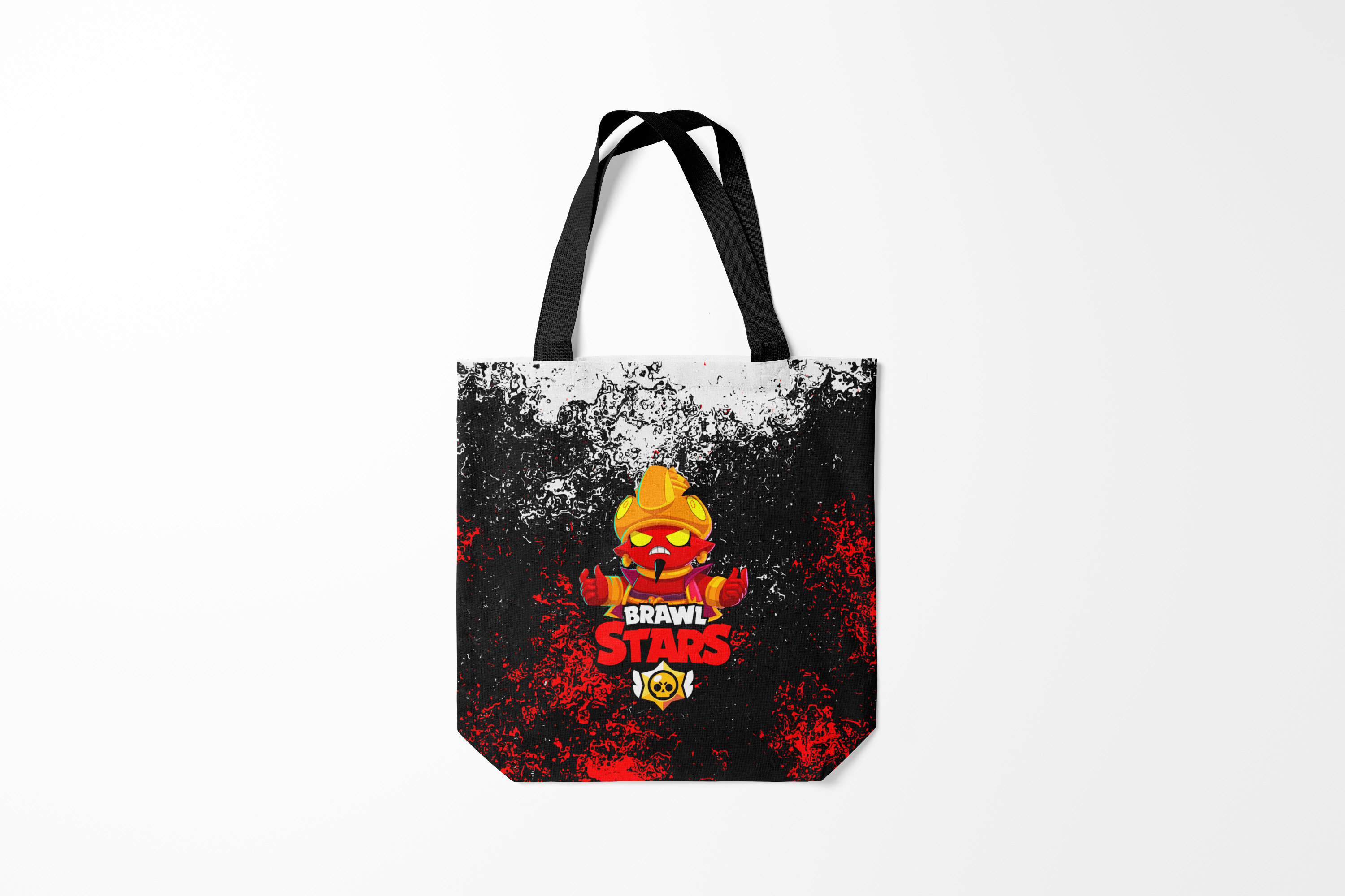 

Сумка шoппер унисекс Burnettie Brawl Stars EVIL GENE ДЖИН, черный, Brawl Stars EVIL GENE ДЖИН