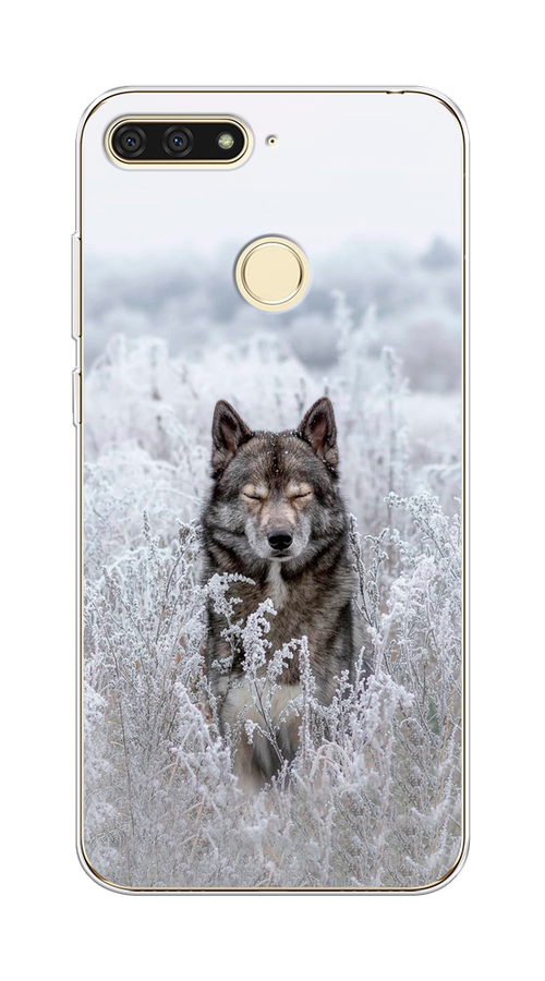 

Чехол Awog на Huawei Y6 Prime 2018 "Водный дракон", Голубой;фиолетовый;синий, 65750-2