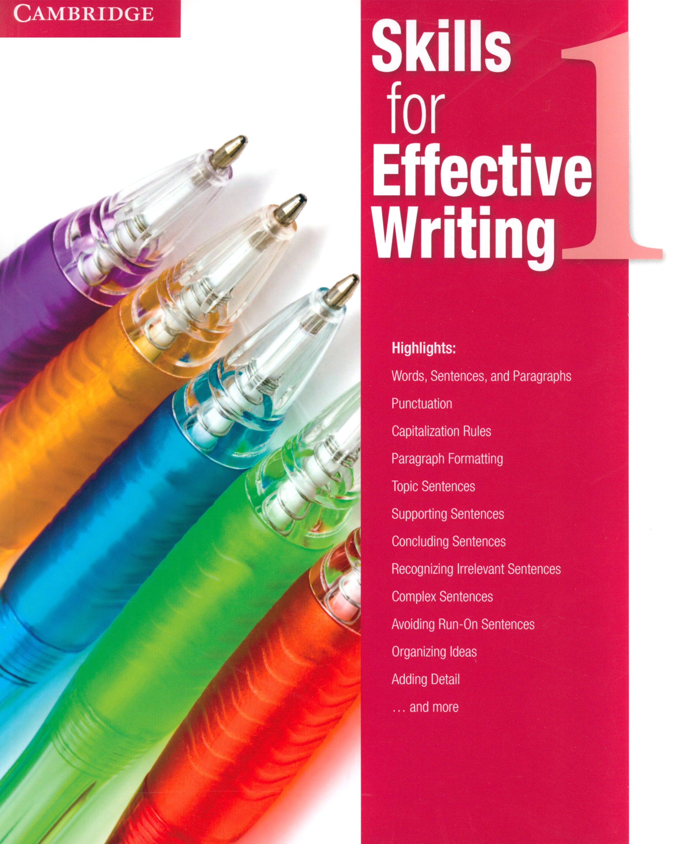 

Skills for Effective Writing Level 1 Student's Book