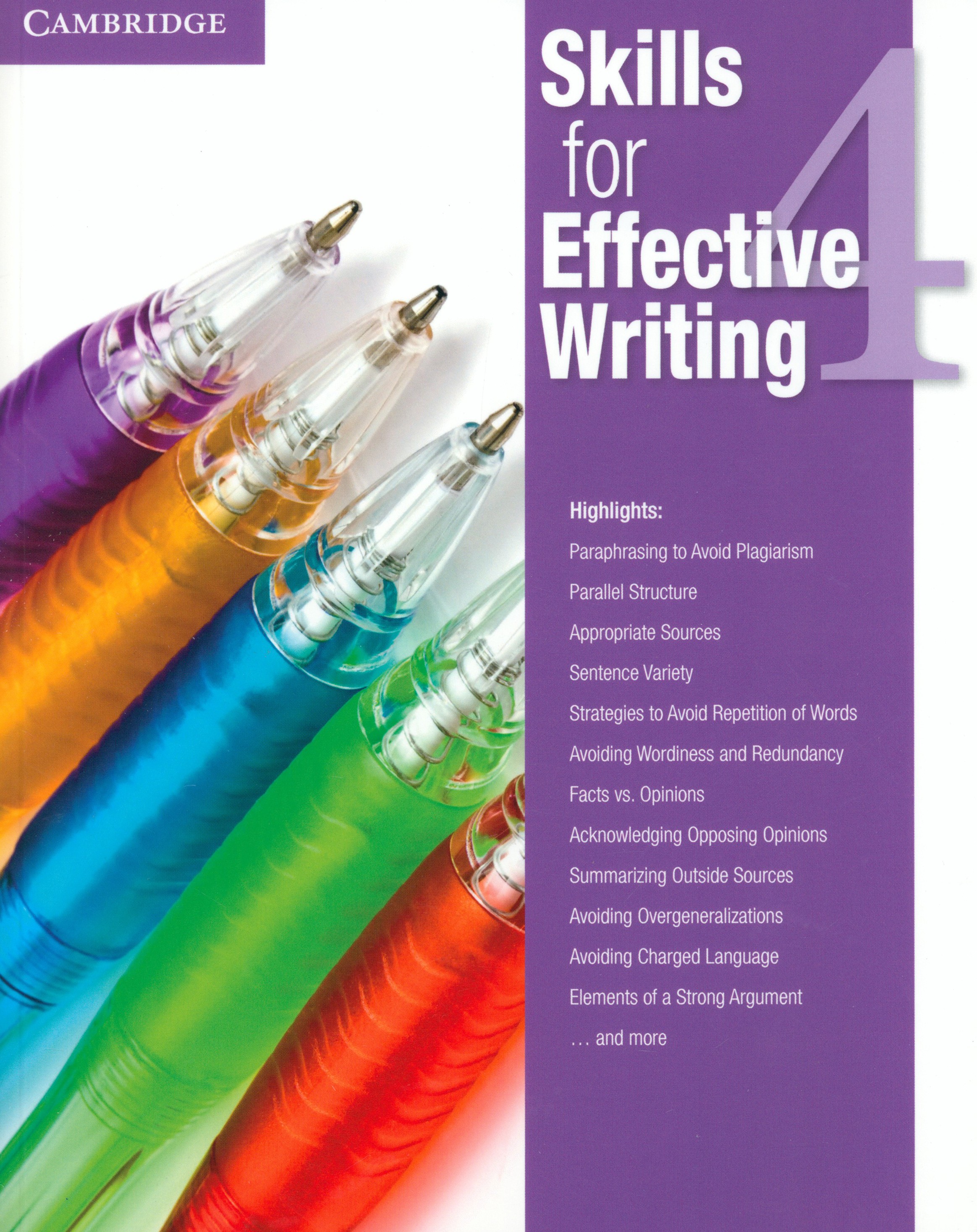 

Skills for Effective Writing Level 4 Student's Book