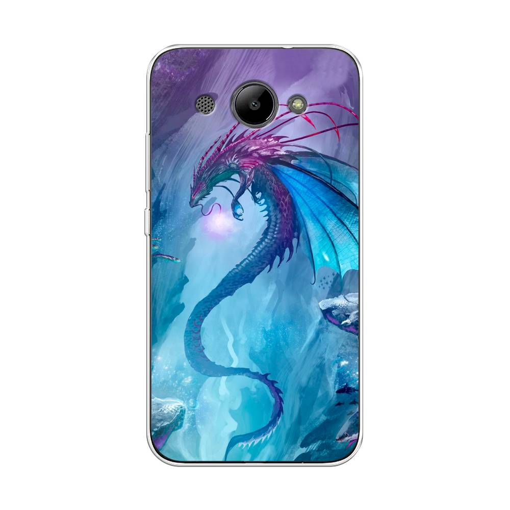 

Чехол Awog "Водный дракон" для Huawei Y3 2018, 65850-2