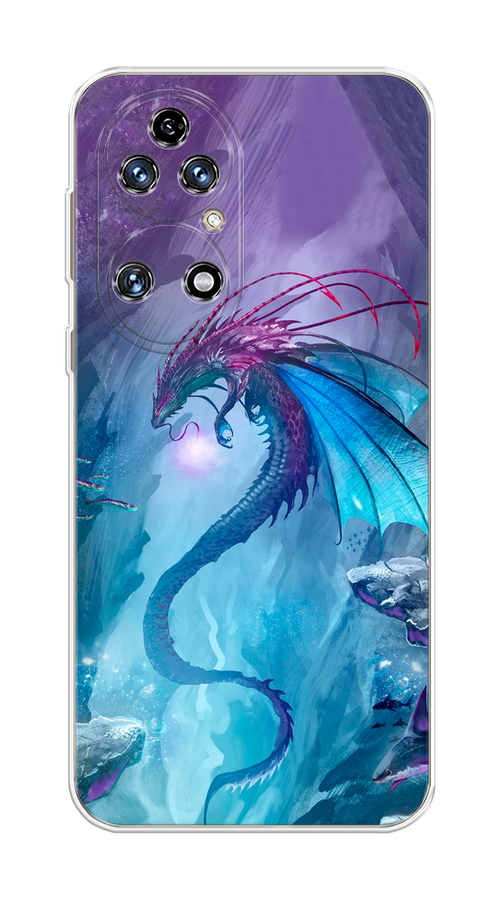 

Чехол Awog на Huawei P50 "Водный дракон", Голубой;фиолетовый;синий, 6104950-2