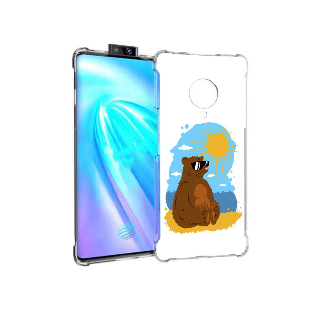 

Чехол MyPads Tocco для Vivo NEX 3 медведь на чиле (PT136035.381.468), Прозрачный, Tocco