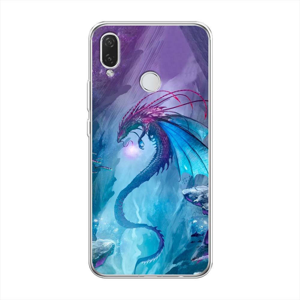 

Чехол Awog на Huawei Nova 3i "Водный дракон", Голубой;фиолетовый;синий, 68350-2