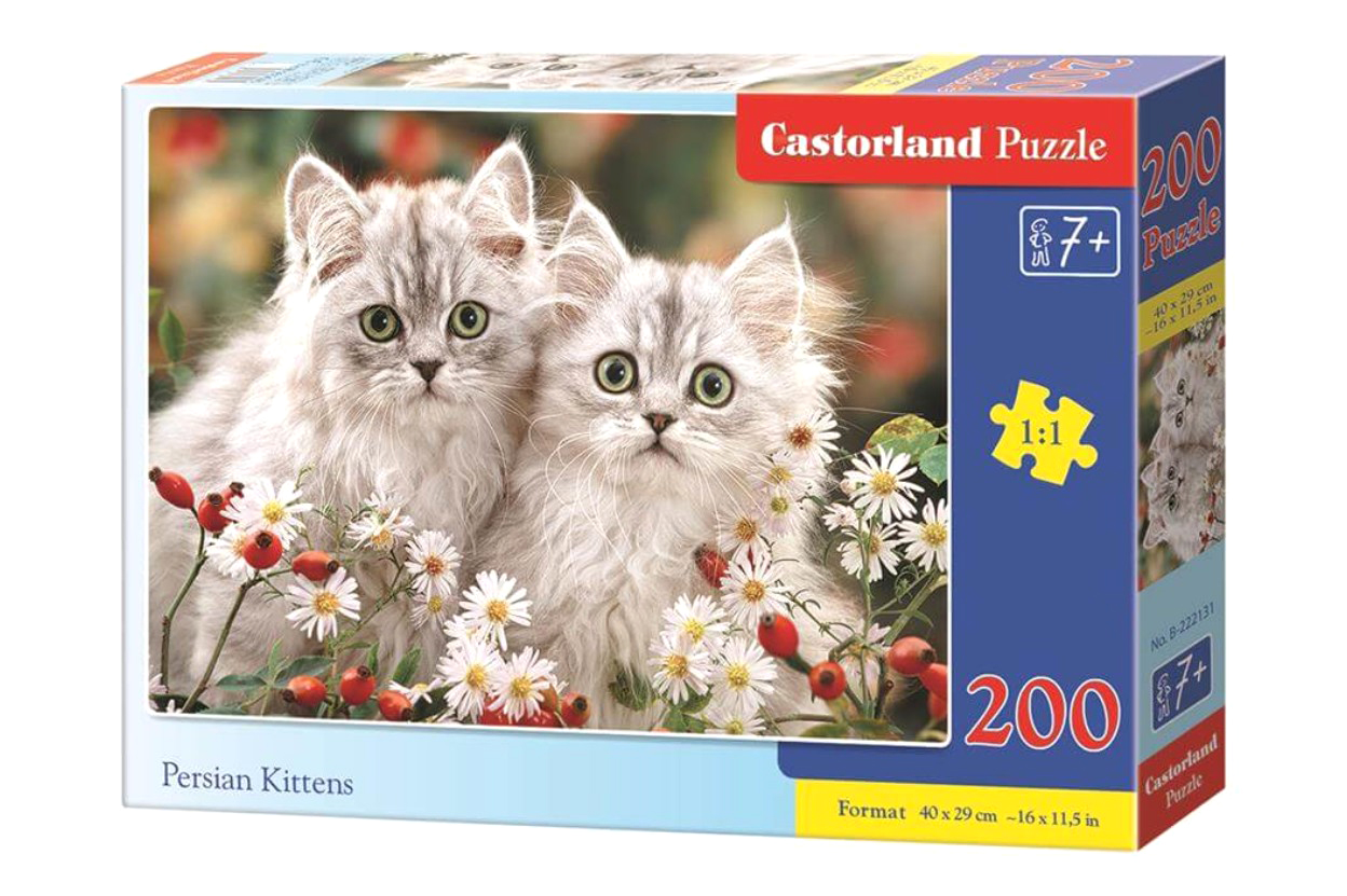 

Пазлы Castorland 200 деталей, Premium, Персидские котята, 200 деталей, Premium, Персидские котята