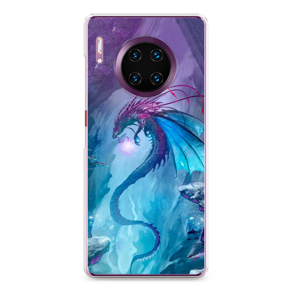

Чехол Awog на Huawei Mate 30 Pro "Водный дракон", Голубой;фиолетовый;синий, 610450-2