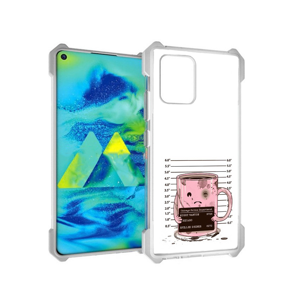 

Чехол MyPads Tocco для Samsung Galaxy S10 Lite кружка (PT143840.502.420), Прозрачный, Tocco