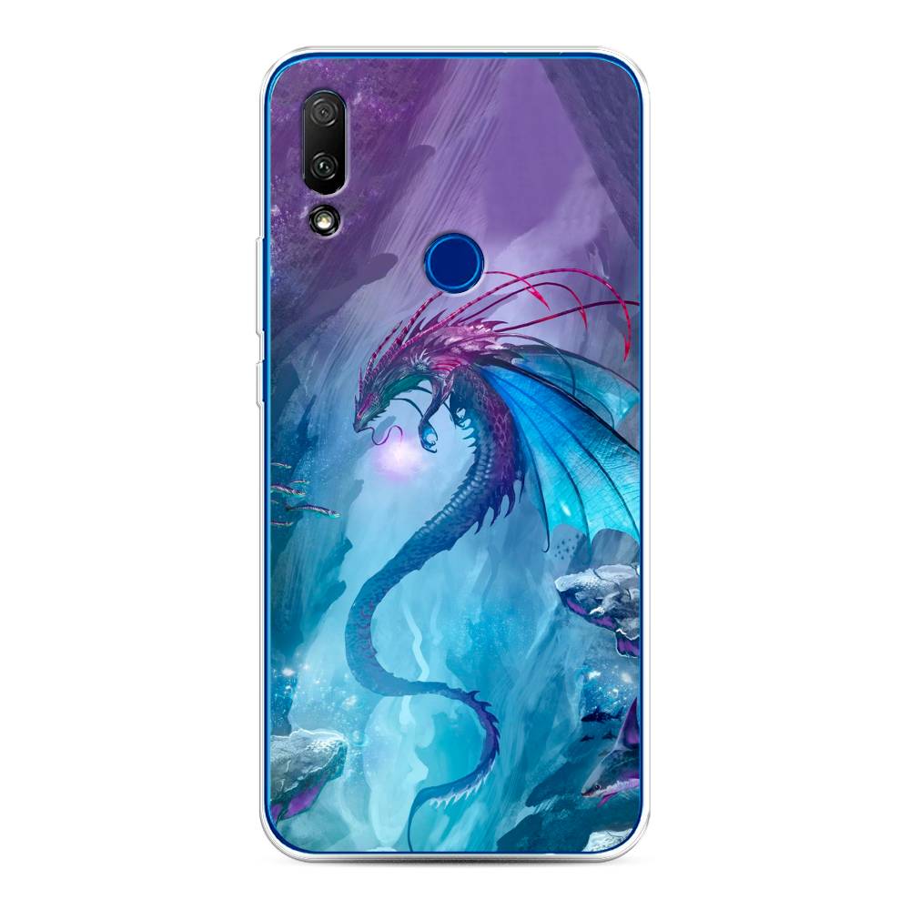 

Чехол Awog на Honor 9X "Водный дракон", Голубой;фиолетовый;синий, 69950-2