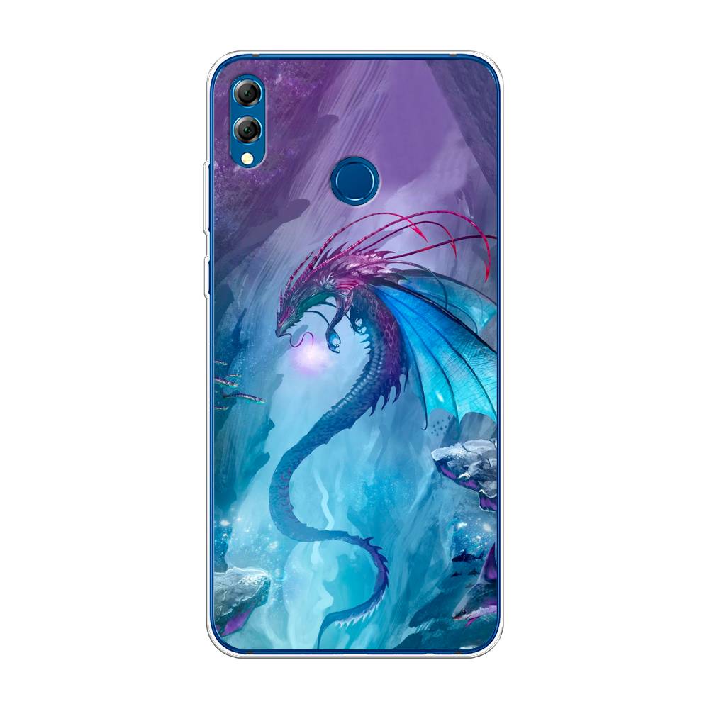 

Чехол Awog на Honor 8X Max "Водный дракон", Голубой;фиолетовый;синий, 66550-2