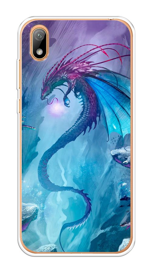 

Чехол Awog на Honor 8S "Водный дракон", Голубой;фиолетовый;синий, 69150-2