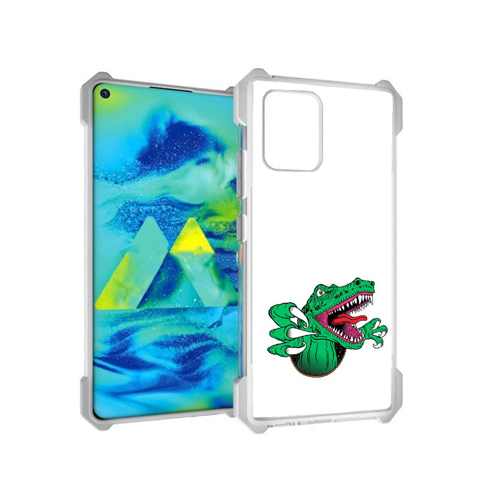 

Чехол MyPads Tocco для Samsung Galaxy S10 Lite крокодил (PT143840.502.417), Прозрачный, Tocco