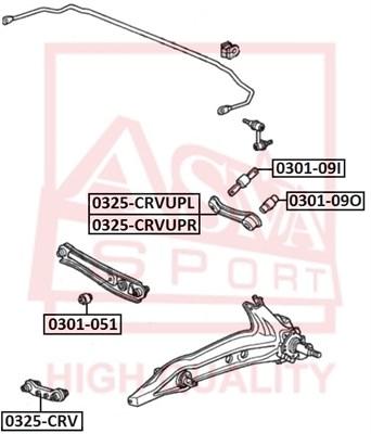 

Сайлентблок Asva 0301051