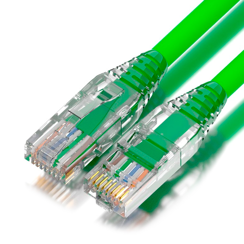 

Патч-корд NoBrand RJ45 - RJ45 вилка-вилка 0.3м зеленый