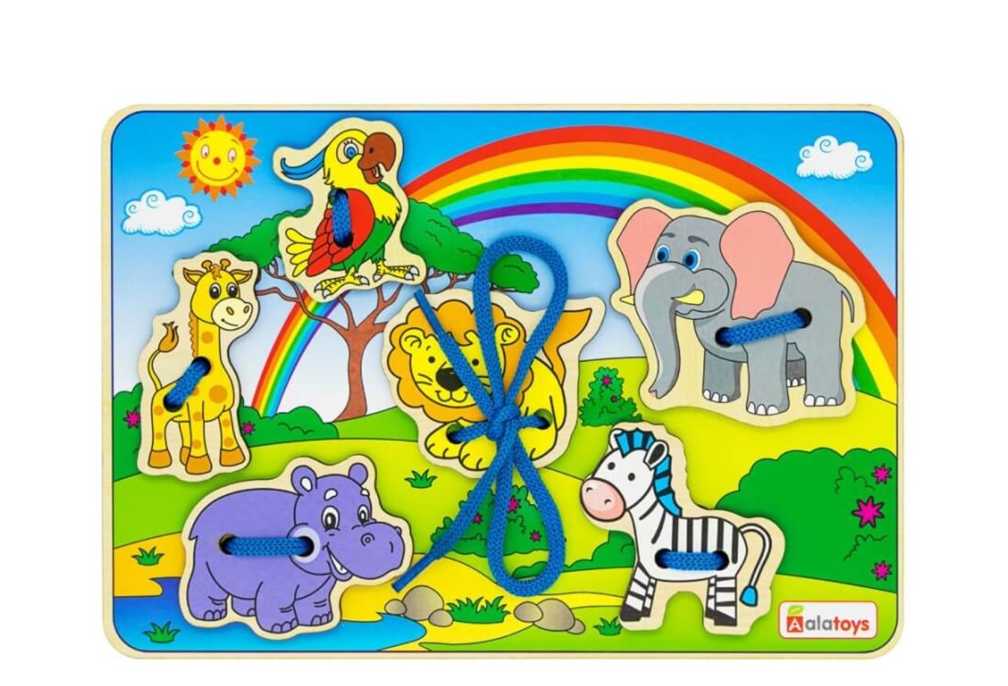

Игрушка Alatoys Саванна, 6 деталей ШН1202, Саванна, 6 деталей