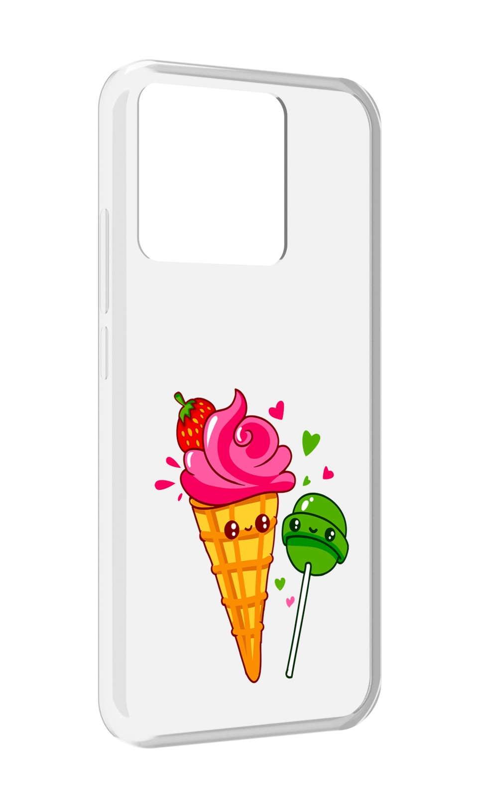 

Чехол MyPads Tocco для Xiaomi Redmi 10A Вкусняшки, Прозрачный, Tocco