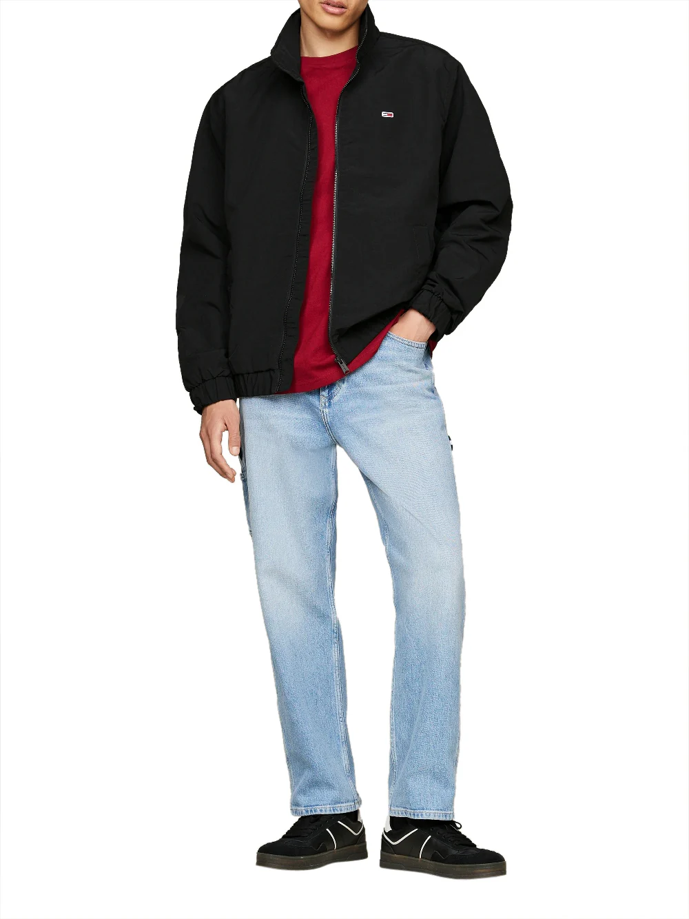 Куртка мужская Tommy Hilfiger Essential Windbreaker DM0DM17982 черная S 17990₽