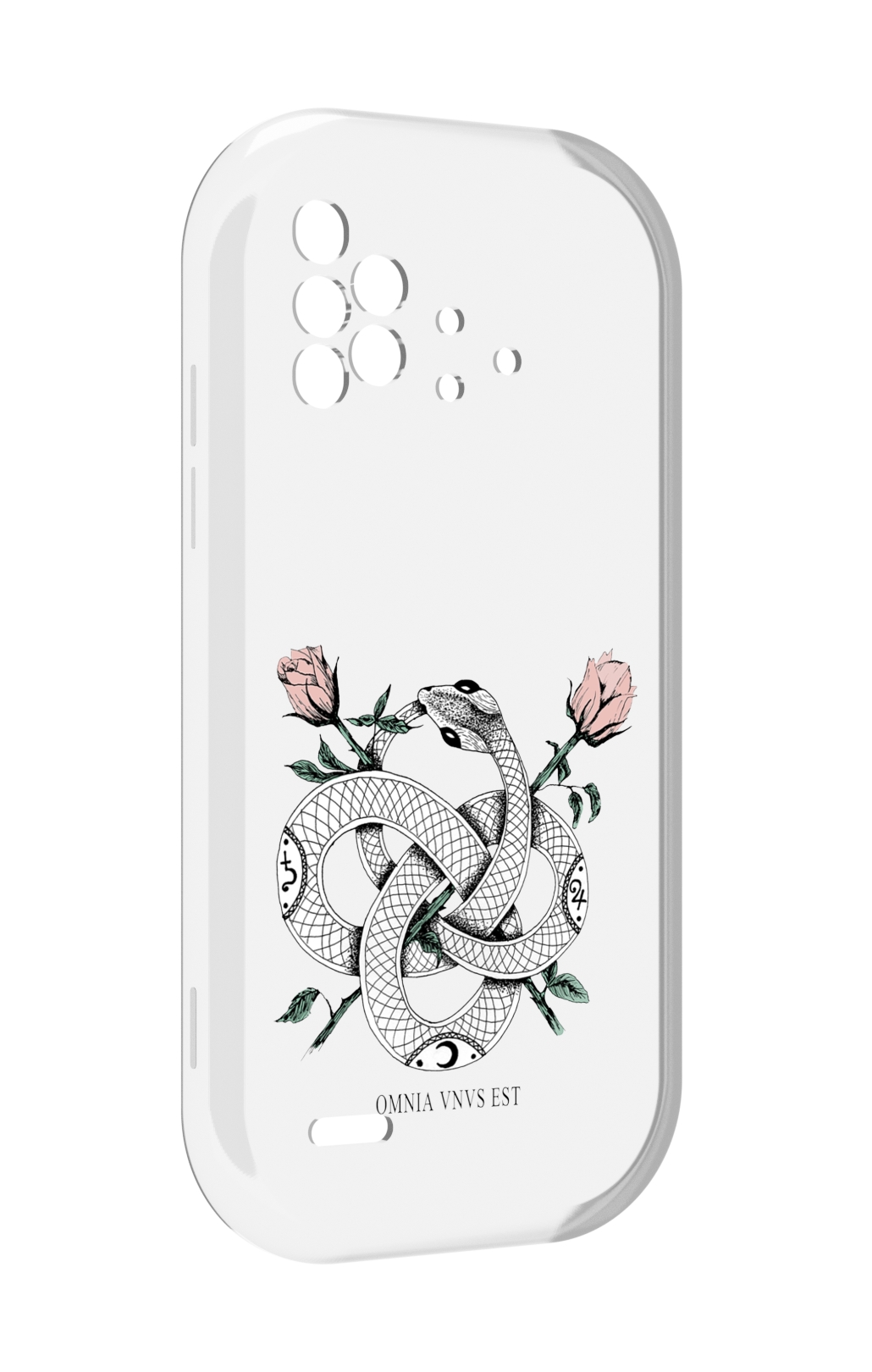 

Чехол MyPads нарисованная змея абстракция для UMIDIGI Bison X10 / X10 Pro, Прозрачный, Tocco