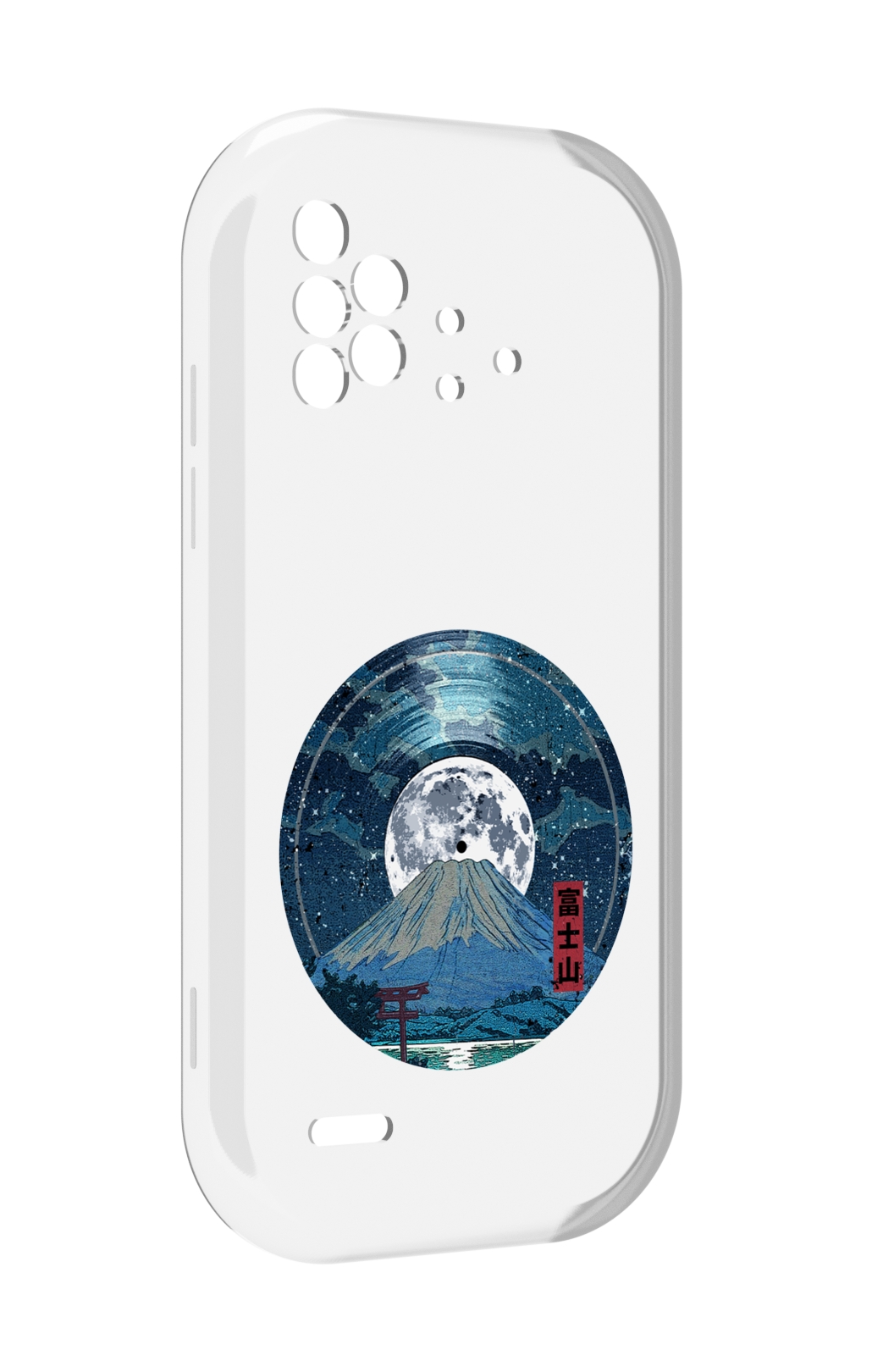 

Чехол MyPads нарисованная виниловая гора с луной для UMIDIGI Bison X10 / X10 Pro, Прозрачный, Tocco