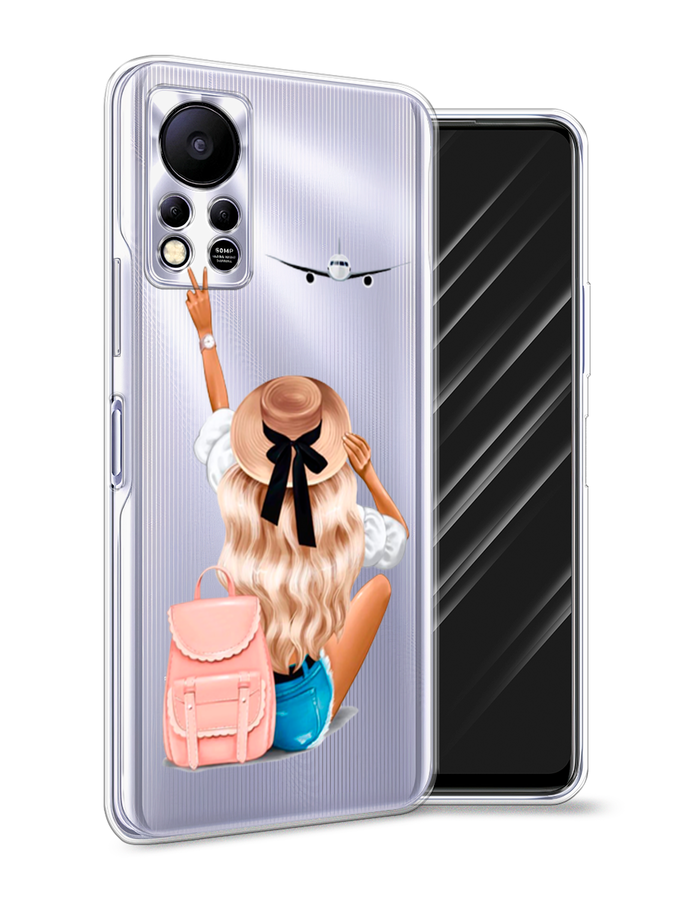 

Чехол Awog на Infinix HOT 11S NFC "Автостопом самолетом", Разноцветный, 3100950-7