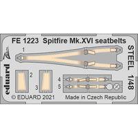 

FE1223 Eduard 1/48 Фототравление для Spitfire Mk. XVI стальные ремни
