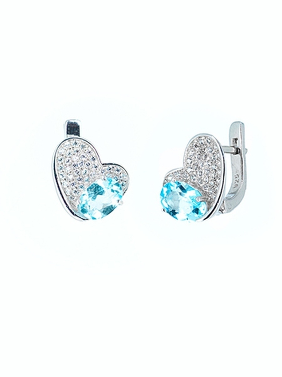 

Серьги из серебра L-Silver СИ/СИ-МТ4089Е, фианит/топаз, СИ/СИ-МТ4089Е