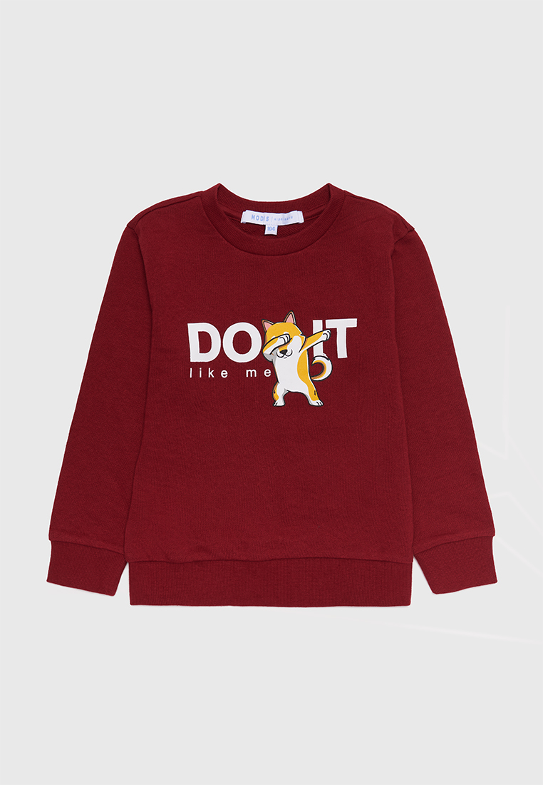 

Свитшот Modis M212K00672Z788K08 цв. бордовый р. 122, M212K00672