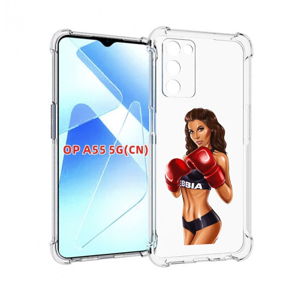 Чехол MyPads девушка-в-боксерских-перчатках женский для Infinix Zero X Neo