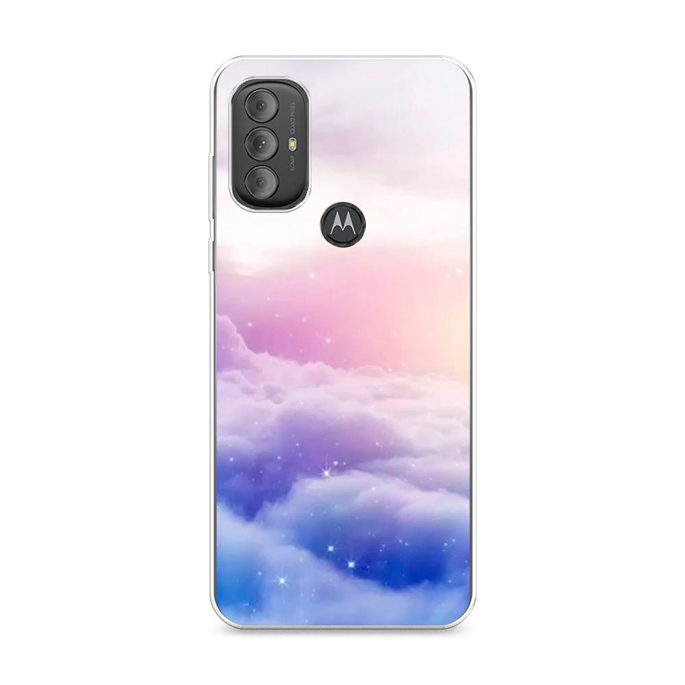 

Чехол на Motorola Moto G Power 2022 "Небеса", Голубой;белый;розовый, 242850-2