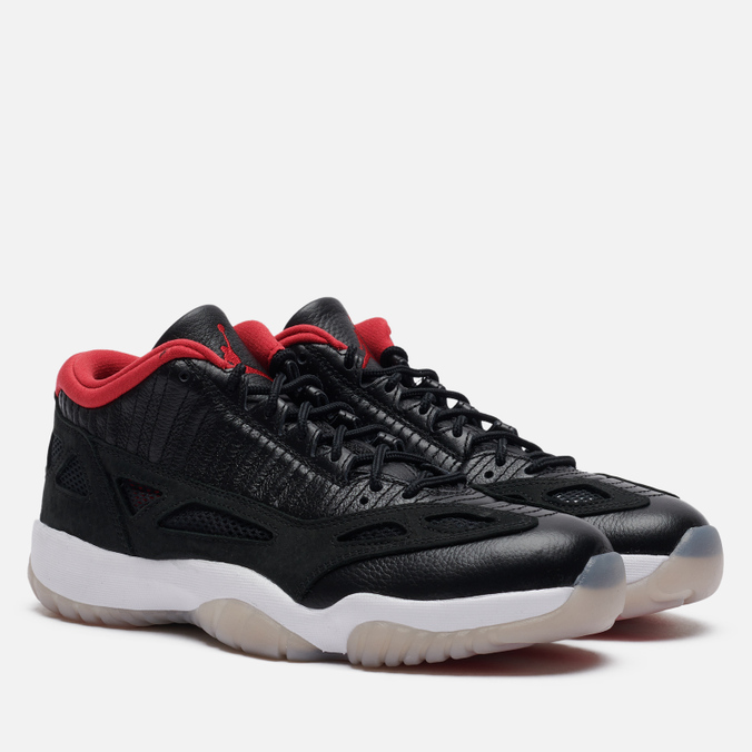 

Кроссовки мужские Nike Air Jordan 11 Retro Low IE Bred черные 46 EU, Air Jordan 11 Retro Low IE Bred