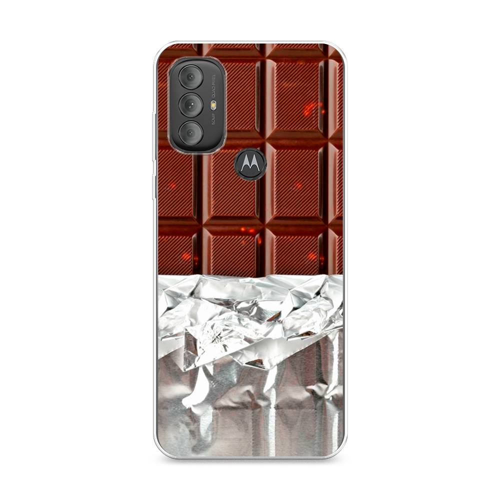 

Чехол на Motorola Moto G Power 2022 "Шоколад в обертке", Коричневый, 242850-6