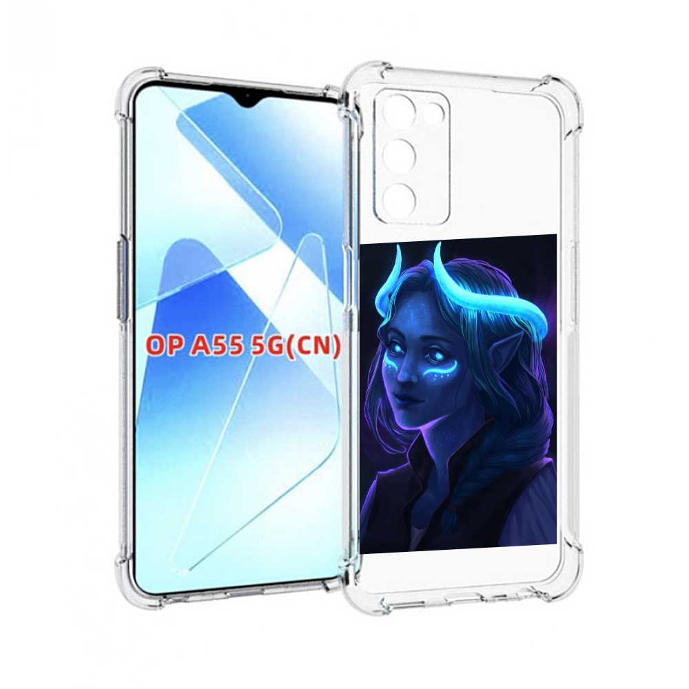 

Чехол MyPads девушка синяя ледяная женский для Infinix Zero X Neo, Прозрачный, Tocco