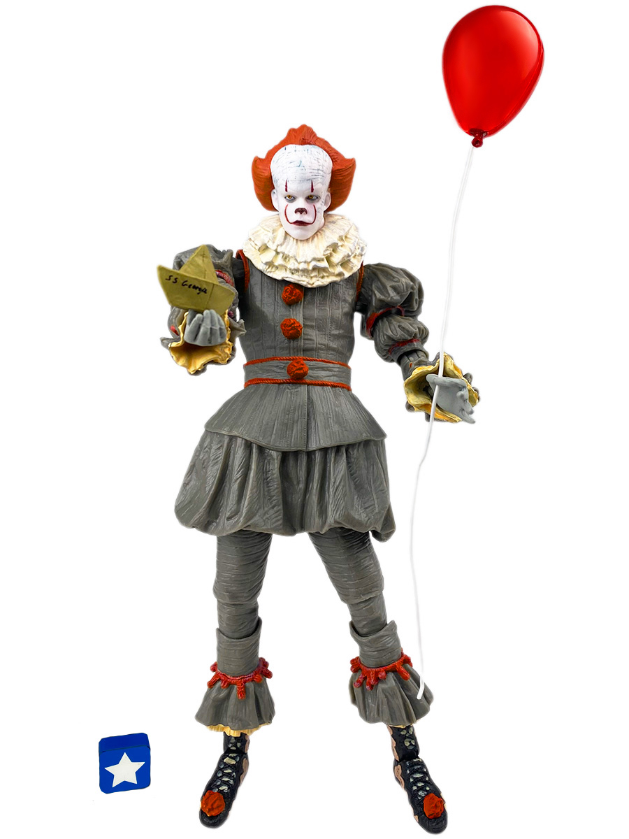 

Фигурка StarFriend клоун Пеннивайз Оно Pennywise It 2017 аксессуары подвижная 19 см