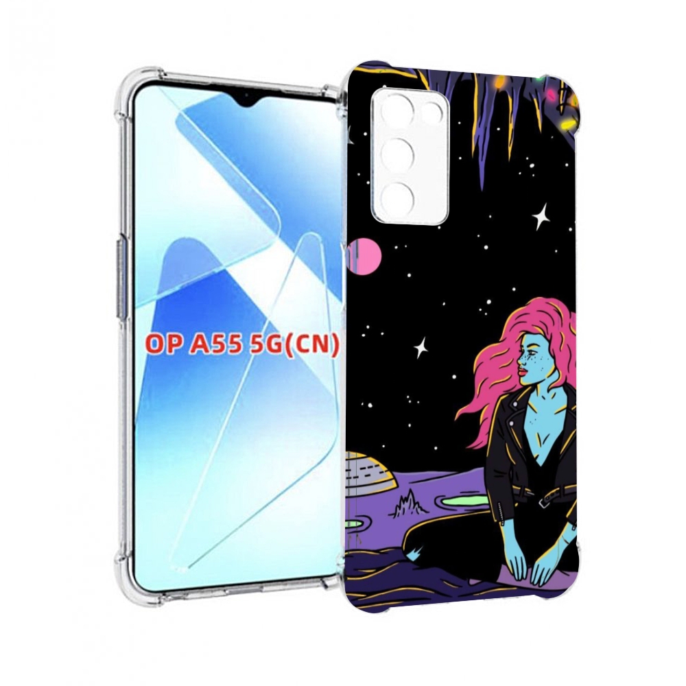 

Чехол MyPads девушка с красными волосами в космосе женский для Infinix Zero X Neo, Прозрачный, Tocco
