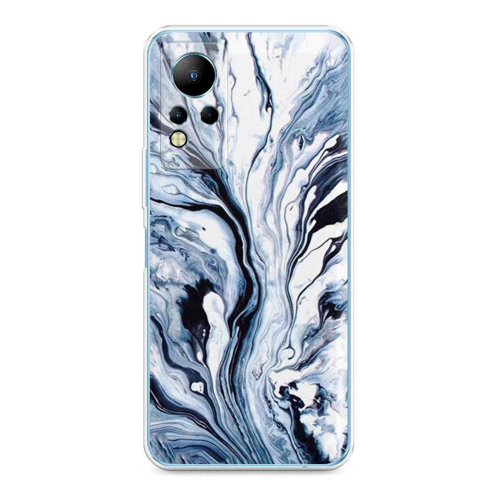 

Чехол Awog на Infinix Note 12 G88 "Голубой минерал мрамор", Разноцветный, 3101850-3