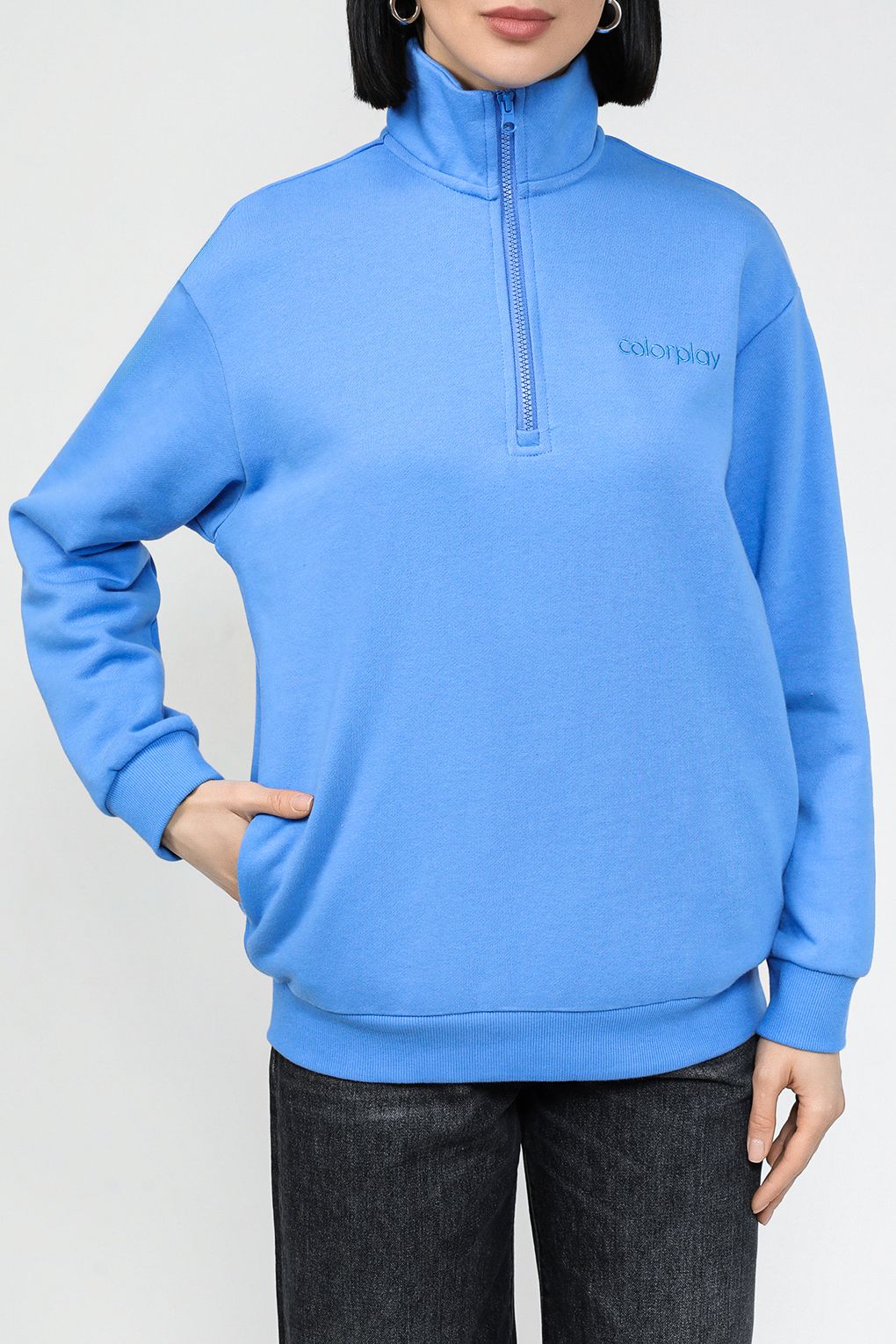 

Свитшот женский COLORPLAY CP240111372 синий M, CP240111372