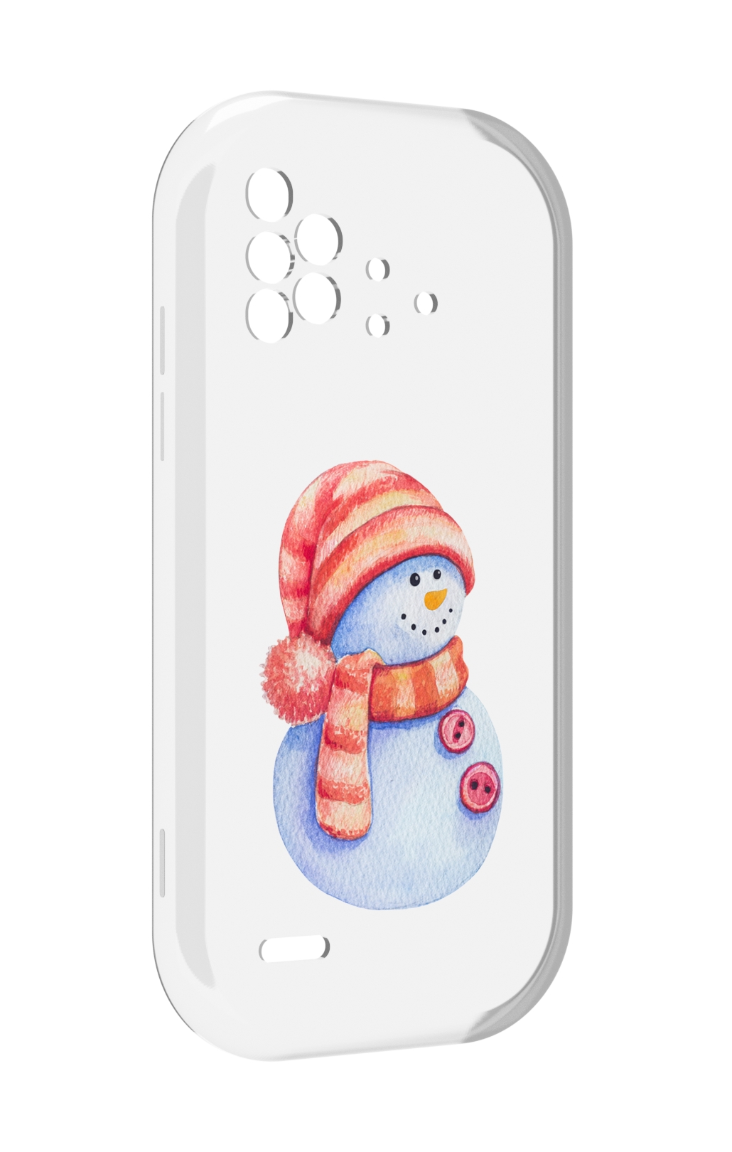 

Чехол MyPads Веселый снеговик для UMIDIGI Bison X10 / X10 Pro, Прозрачный, Tocco