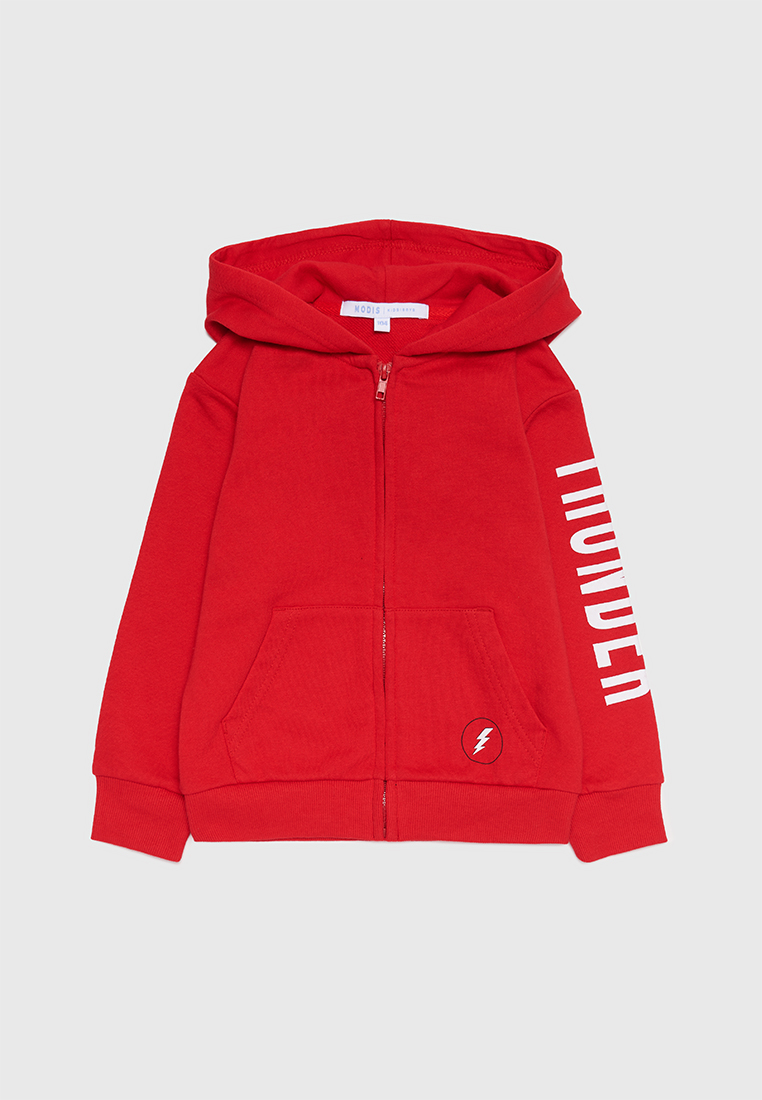 

Худи на молнии Modis M212K00474O517K07 цв. красный р. 116, M212K00474O517K07