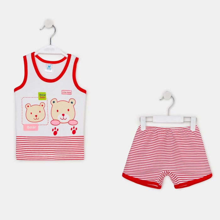 

Комплект одежды Little Home Baby 4749859 цв. красный р. 68, 4749859