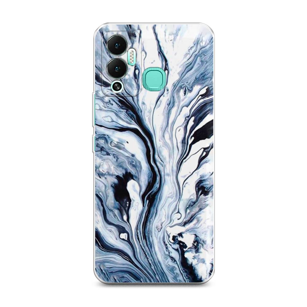 

Чехол Awog на Infinix Hot 12 Play "Голубой минерал мрамор", Разноцветный, 3101750-3