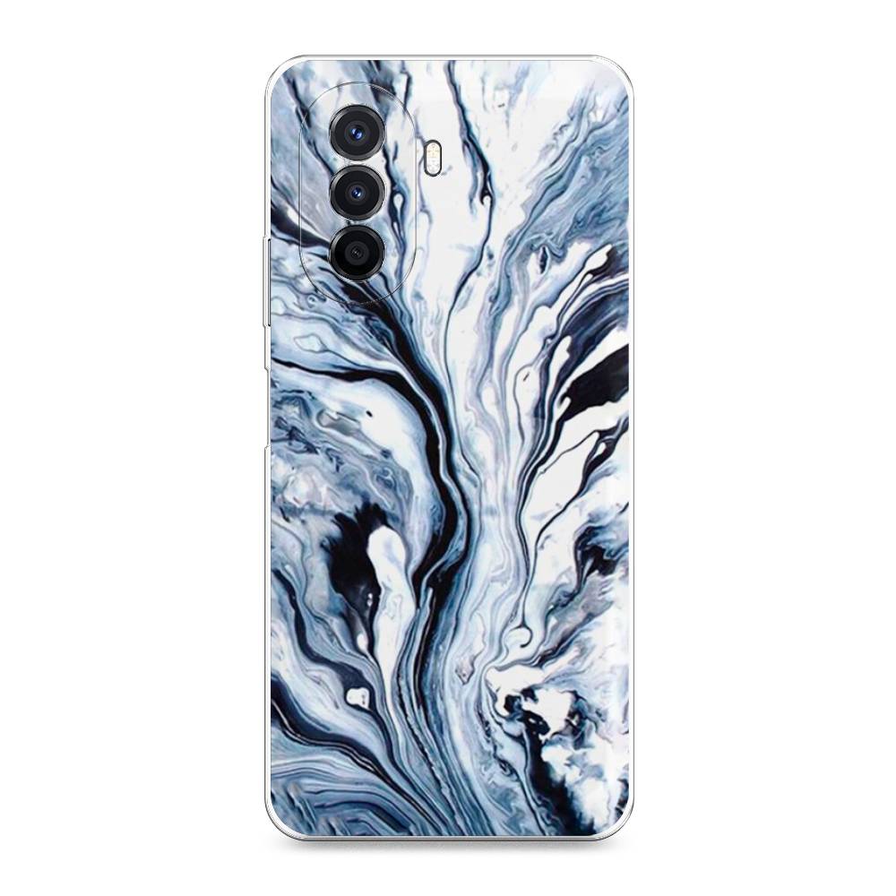

Чехол Awog на Huawei Nova Y70 "Голубой минерал мрамор", Разноцветный, 6109150-3