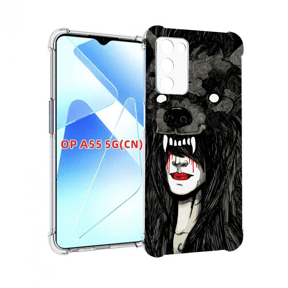 

Чехол MyPads девушка в шкуре волка женский для Infinix Zero X Neo, Прозрачный, Tocco