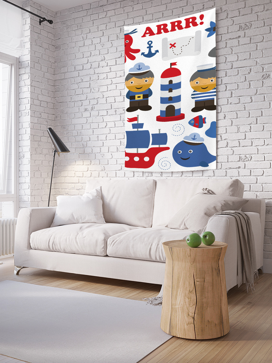 

Вертикальное фотопанно на стену JoyArty Аррр! 100x150 см, Аррр!