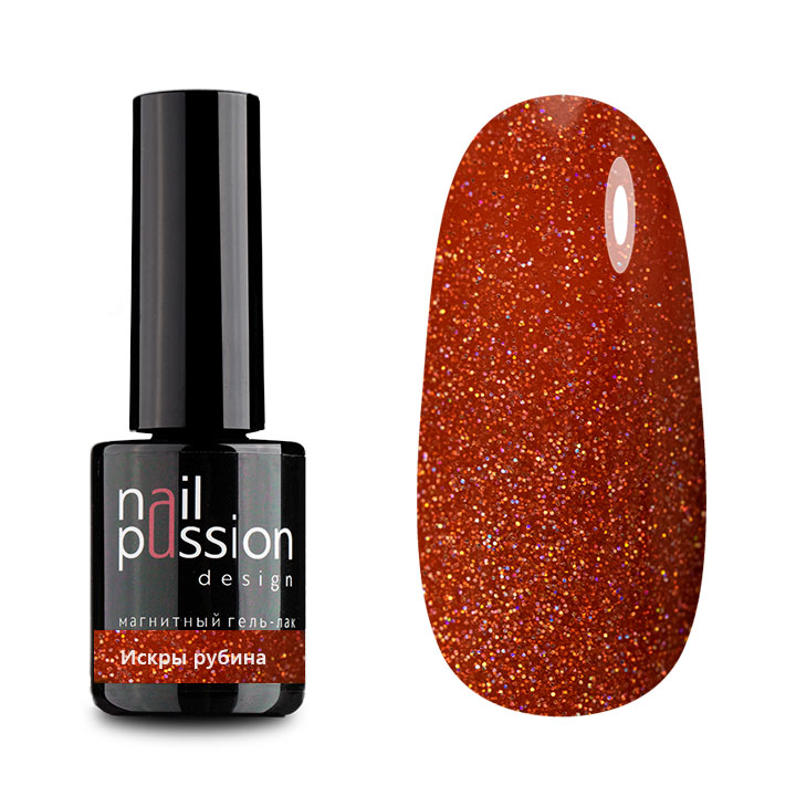 

Гель-лак Nail Passion «Искры рубина»