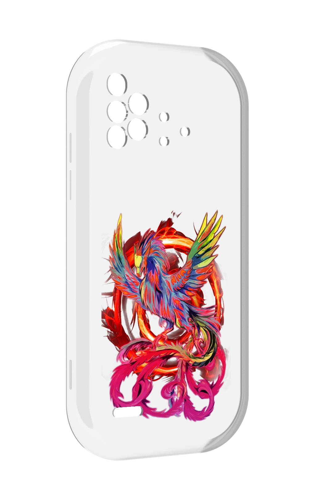 

Чехол MyPads красочный феникс для UMIDIGI Bison X10 / X10 Pro, Прозрачный, Tocco