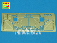 

48 A10 Aber 1/48 Фототравление Rear boxes for Panther tanks & Jagdpanter
