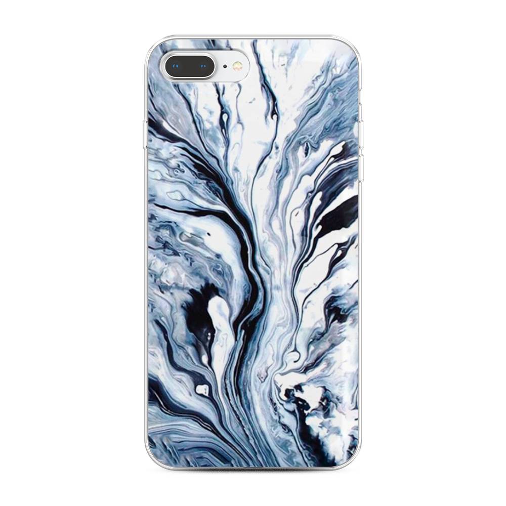 

Чехол Awog на Apple iPhone 8 Plus / Айфон 8 Plus "Голубой минерал мрамор", Разноцветный, 10950-3