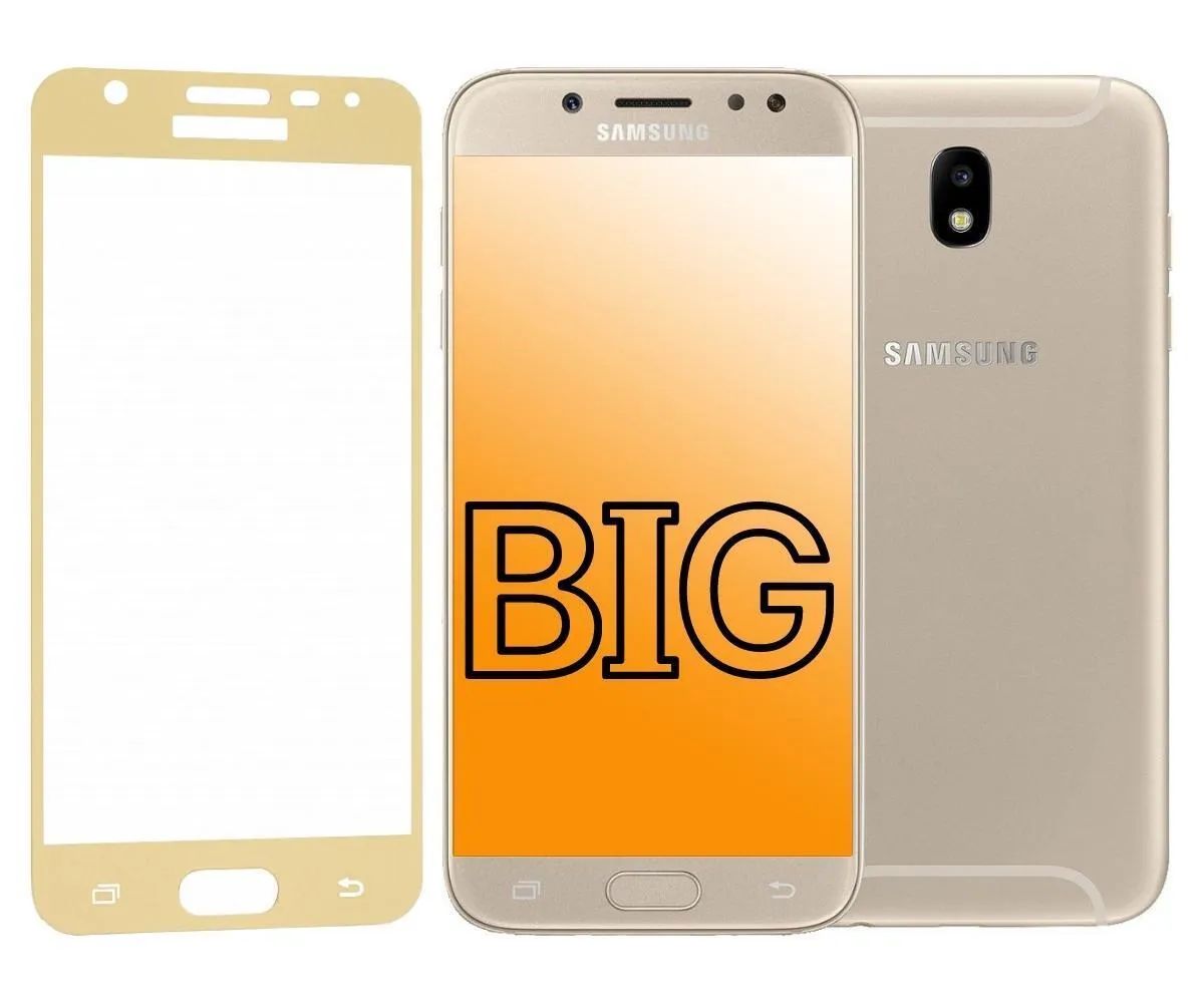 

Защитное стекло для Samsung Galaxy J5 Prime с золотой рамкой, Galaxy J5 Prime