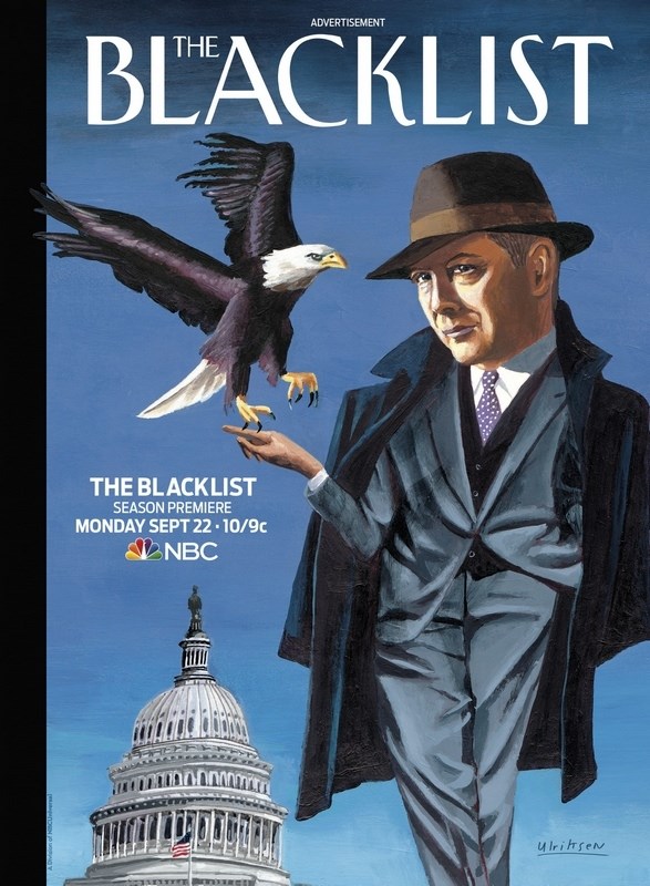 

Постер к сериалу "Чёрный список" (The Blacklist) Оригинальный 50,8x68,6 см